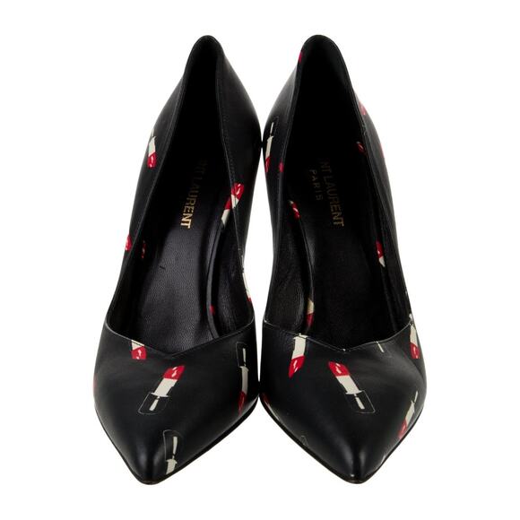 ❤️Saint Laurent Leather Lipstick Pumps❤️ - Picture 3 of 5